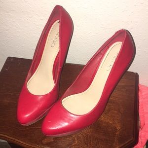 Red ALDO heels
